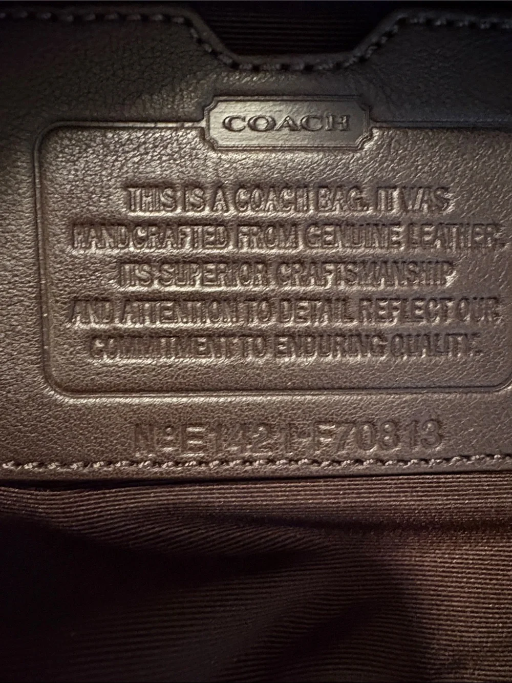 Coach Men's Heritage Pebbled Leather Flight Bag